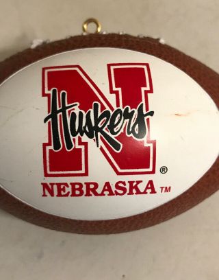 University Of Nebraska Cornhuskers Christmas Tree Ornament Football NCAA 2