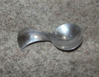 Antique KALO Sterling Silver Tea Caddy Spoon Hand Hammered Arts & Crafts 2