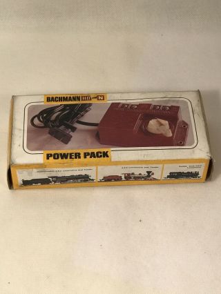 Vintage Bachmann " Ho " And " N " Scale Power Pack (no.  6605)