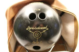 Vintage Ebonite Gyro I Gyro Balanced 15 Lb Black Bowling Ball