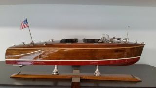 Chris Craft Wooden Model Boat