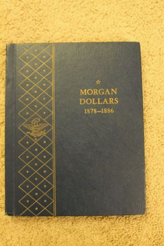 Vintage Whitman Album - Morgan Dollars 1878 - 1886 Coin Book Binder Folder Album