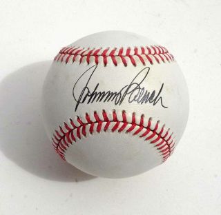 Reds Johnny Bench Signed Official National League Baseball W/jsa