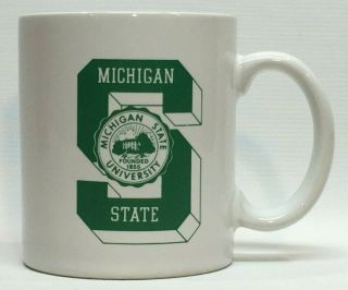 Vintage Michigan State University Old Logo Coffee Mug Cup - 11oz