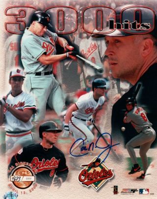 Cal Ripken Jr.  Signed Autographed 8x10 Photo 3000 Hit Collage Orioles