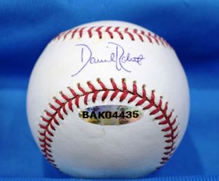 Dave Roberts Dodgers Signed Ud Upper Deck Major League Oml Baseball Autograph