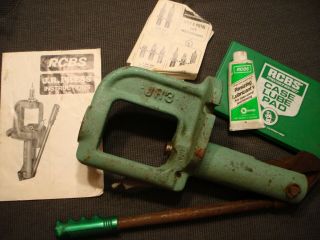 Vintage Rcbs Lr3 Reloading Press And Case Lube Pad Relisted Due To Non Payment