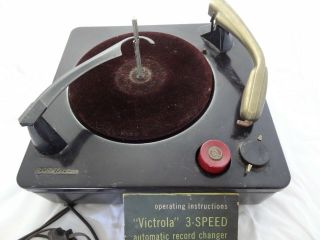 Vintage Victrola Rca Victor Model 21s1 Record Player Parts