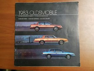 1983 Oldsmobile Cutlass Supreme Ciera & Cruiser Sales Brochure