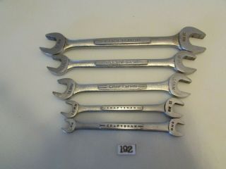 Vintage =v= Craftsman Double Open End Metric Wrench Set 7 - 19mm Rare Tool