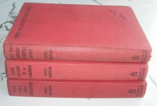 3 Vintage Enid Blyton Famous Five Books - All 1950 