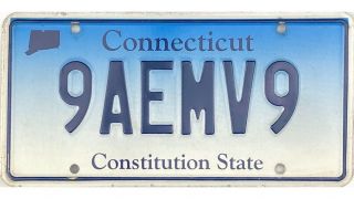 99 Cent Recent Connecticut License Plate 9aemv9