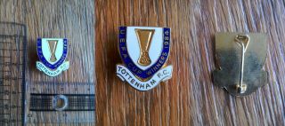 Tottenham Football Club Vintage 1984 Uefa Cup Winners Enamel Pin Badge