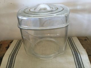 Vintage Curtiss Candy Company Machine Glass Jar