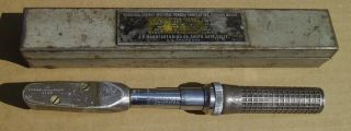 Vintage Jo - Line 1/4 " Ratchet Torque Wrench Size 1