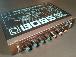 Bossrcl - 10 Compressor/limiter/expander,  Noise Gate 1980’s Vintage,  W Ac Adapter