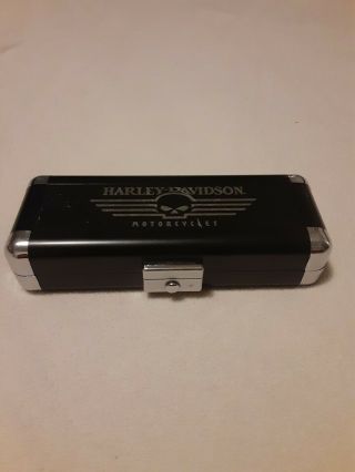 Harley Davidson Pen Case Metal Empty