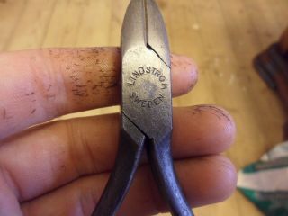 Vintage Lindstrom Sweden 5 inch Flush Snips Cutters - 2