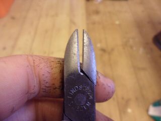Vintage Lindstrom Sweden 5 inch Flush Snips Cutters - 3