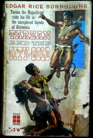 Edgar Rice Burroughs: Tarzan And The City Of Gold Vintage Paperback 1961