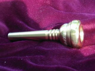 Vintage Rudy Muck 12 - S Trumpet Mouthpiece Cushion Rim 24ct Gold Plated