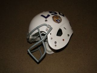 Vintage Lsu Tigers Schutt Football Helmet Size Medium Great For Display
