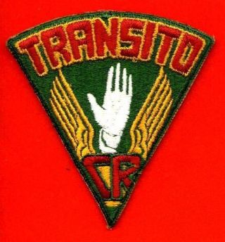 Vintage 1950s - 1960s Costa Rica Traffic Police Patch