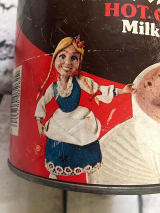 Vintage Swiss Miss Hot Cocoa 30 oz Container Claymation Doll Collectible 1976 3