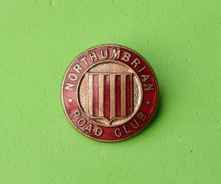 Vintage Northumbrian Cycling Club Pin Badge North British Club Vaughtons