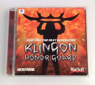 Vintage Star Trek Klingon Honor Guard For Mac (2 Disc Set) Discs Are