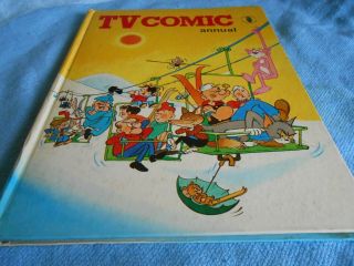 Vintage Uk Annual - Tv Comic Annual 1972 - Tom & Jerry,  Pink Panther,  Popeye