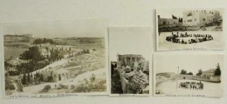 Vintage Scrapbook Travel Photos 1929 Jerusalem Mount Of Olives Garden Gethsemane