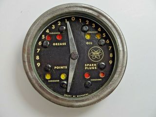 Vintage Fedtro Gauge Marker Oil Spark Plugs Grease Points Magnet Reminder Tool