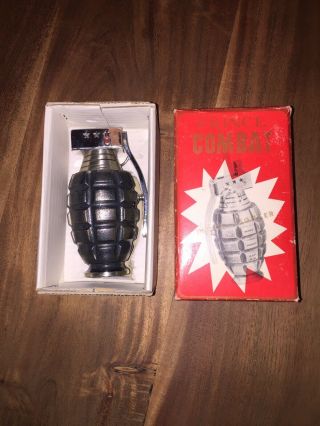 Vintage Prince Combat Grenade Table Lighter - Box 2