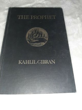 Vintage 1950 Book The Prophet Kahlil Gibran