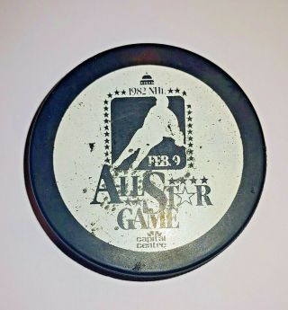 Vintage 1982 Nhl All - Star Game Puck Capital Centre Viceroy Canada Hockey Puck