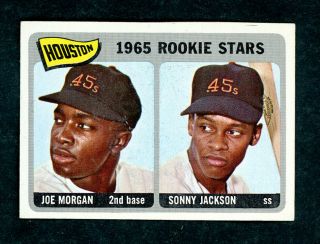 1965 Topps Baseball Card - 16 Houston Rookie Stars Joe Morgan,  Nm
