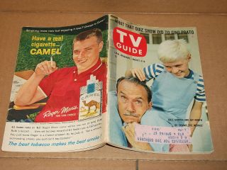 1962 Tv Guide August 4 Gale Gordon - Jay North - Dennis The Menance