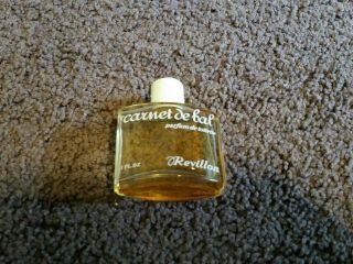 Vintage Revillon Carnet De Bal Parfum De Toilette 1 Oz Splash