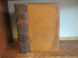 Old History Of Mexico Leather Book 1885 Independence War Revolution Spain Native