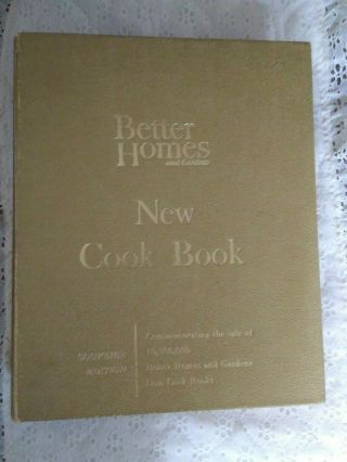 Vintage 1965 Better Homes And Gardens Cook Book Souvenir Edition Hc Spiral