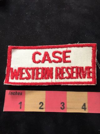 Old Vintage Case Western Reserve Advertising Patch 87y1