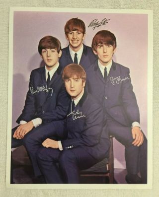 Vintage The Beatles Band Print Man Talk Severance Center Cleveland Ohio