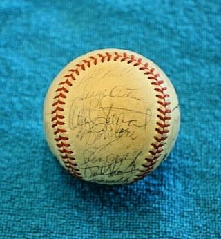 1982 Los Angeles Dodgers Team Autographed Baseball 31 Signatures