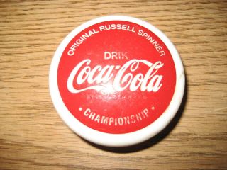 Vintage Russell Spinner Coca - Cola Championship Yoyo - 1960´s.