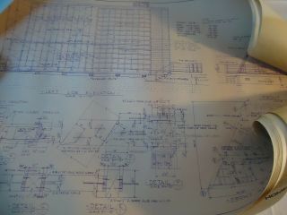 Vintage House Blueprints A - Frame