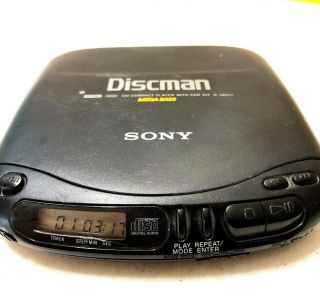 Vintage Sony Discman D - 132ck Cd Player Fully Mega Bass