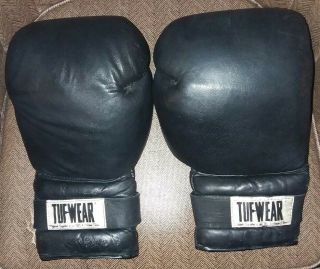 Vintage Tuf - Wear Loop Boxing/mma Gloves Size 16oz Hand Protection For Sparring