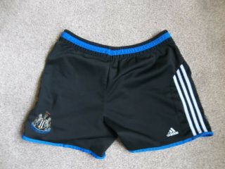Vintage Adidas Newcastle United Shorts 1990s Size 38 " (no Drawstring)