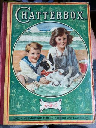 Chatterbox Annual 1921 - Vintage Hardback Book - 98 Years Old